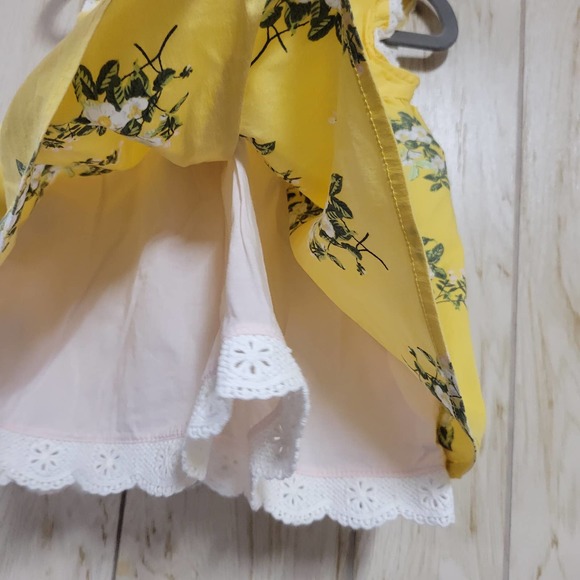 Matilda Jane Yellow Floral Ruffle Dress - Picture 2 of 4